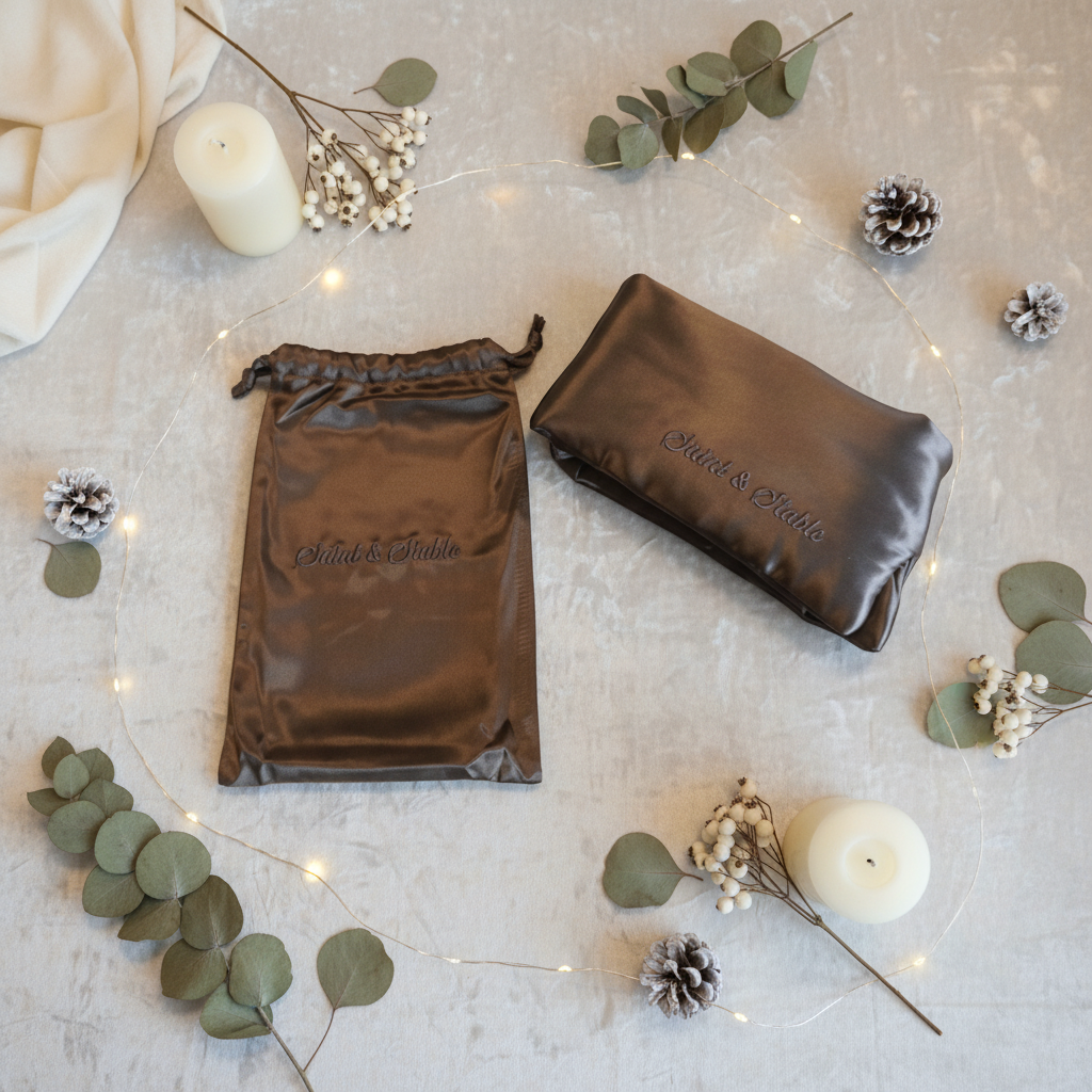 Silk Sleep Mask and Travel Pouch